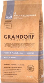 GRANDORF All Breeds Adult Rabbit & Potato 12 