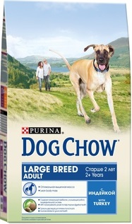 Dog Chow Adult Large Breed With Turkey 14 кг