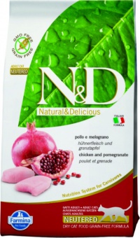 Farmina N&D Cat Chicken and Pomegranate Neutered 5 кг