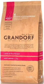 GRANDORF All Breeds Adult Lamb & Rice 12 