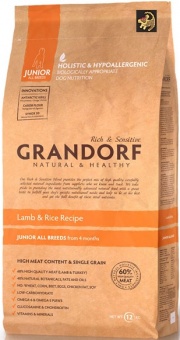 GRANDORF Junior All Breeds Lamb & Rice 12 